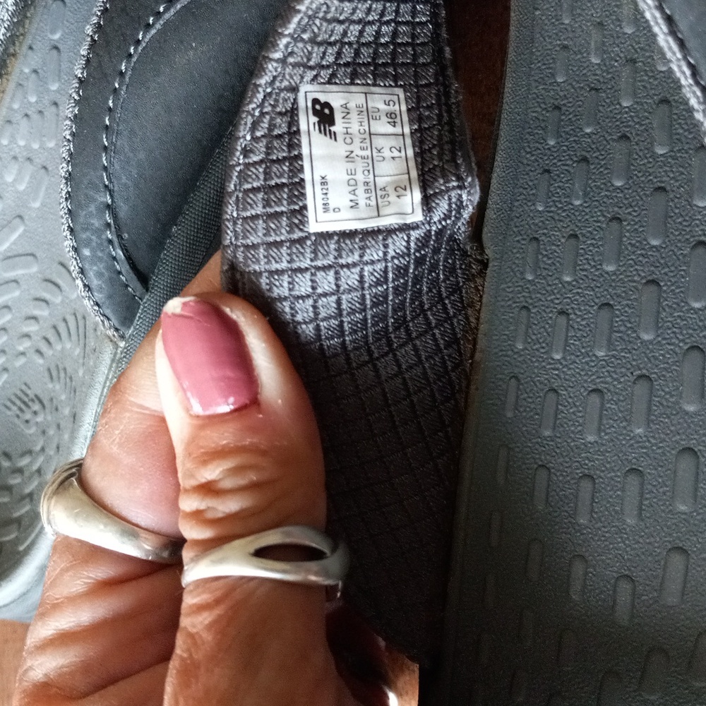 New Balance REVITALIGN RX Gray Flip Flops MENS SZ.12 - Picture 9 of 14
